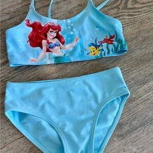 Ariel Themed Blue Bikini Set